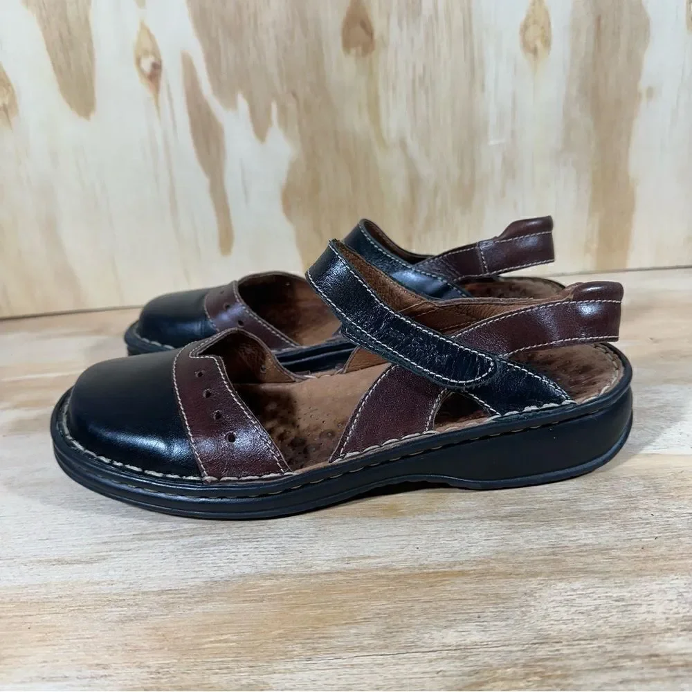 Josef Seibel Two Tone Leather Sandals Women’s Size 7